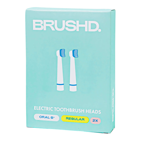 Brushd Recyclable Electric Toothbrush Heads - Compatible with Oral B*, Std Bristles