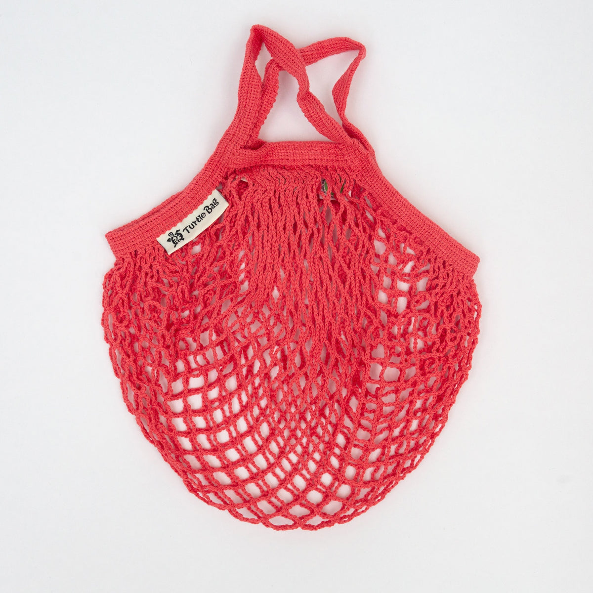 Turtle Bags Kids Small String Bag Coral Red The Sustainable Shop
